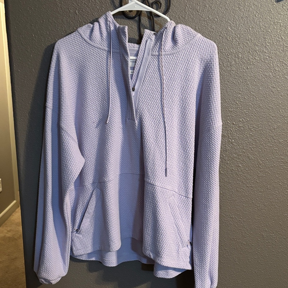 7 Diamonds Lavender Textured Hoodie